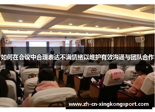 如何在会议中合理表达不满情绪以维护有效沟通与团队合作 如何在会议中合理表达不满情绪以维护有效沟通与团队合作