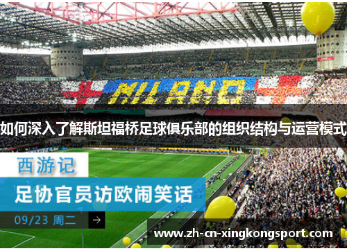 如何深入了解斯坦福桥足球俱乐部的组织结构与运营模式