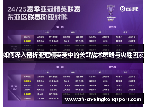 如何深入剖析亚冠精英赛中的关键战术策略与决胜因素